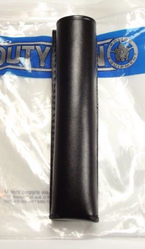 Dutyman Plain Black Leather Stinger / XT Flashlight Holder Fits 2-1/4 Duty Belt