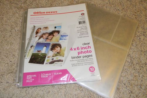 4x6 photo binder pages 20 count