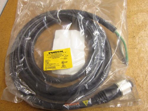 Turck GDKM 30-4M U-28842 PVC Cable 3X10 AWG 3 Pole Female Straight 600V 30A