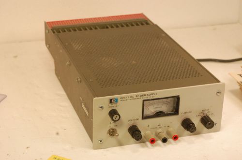 HP 6284A 0-20 VDC 0-4 AMP POWER SUPPLY VOLTS OK. LOW CURRENT