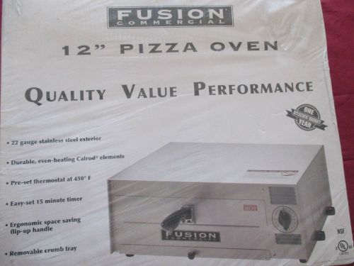 Deluxe 12&#034; pizza &amp; snack oven 120v 507fc fusion ,stainless steel new in box for sale