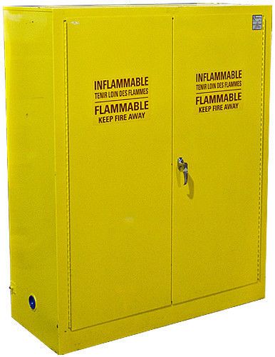 Versalab s54820 flammable safety storage cabinet, 40 gal, 15&#034; x 42&#034; for sale