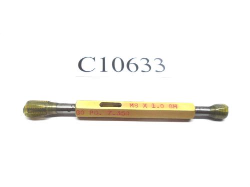 Alameda thread plug gage m8 x 1.0 8h go pd 7.350 mm not go 7.586 mm lot c10633 for sale