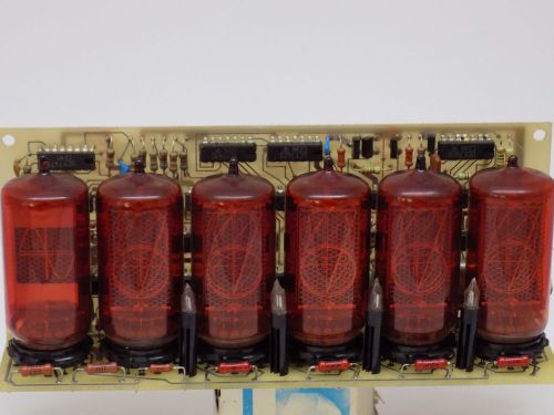 1x Z566M &amp; 1x Z567M RFT Nixie Clock Rohre Digital Vacuum Tubes + Sockets + ICs