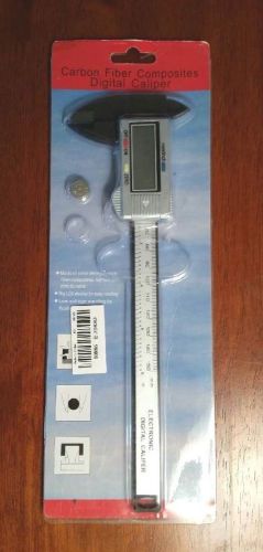 6&#034;150mm carbon fiber digital lcd display vernier caliper measurement for sale