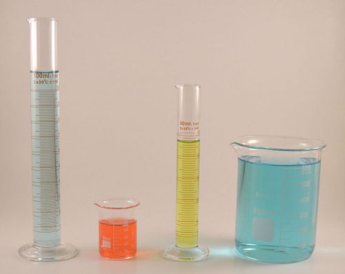 Cylinders 100ml 50ml beakers 600ml 50ml borosilicate glass griffin new lab for sale