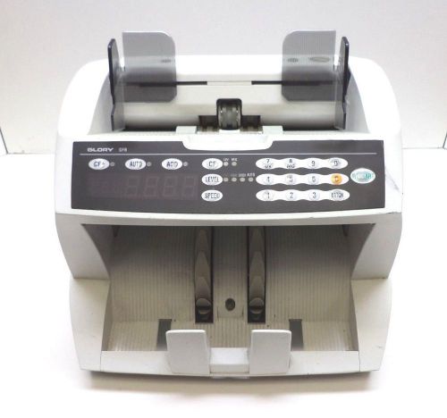 Glory GFB-830 Paper Bill Currency Counter UV Counterfeit Detection AS IS