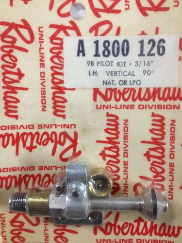 New- robertshaw - a 1800 126 - 9b pilot kit 3/16&#034; free shipping for sale