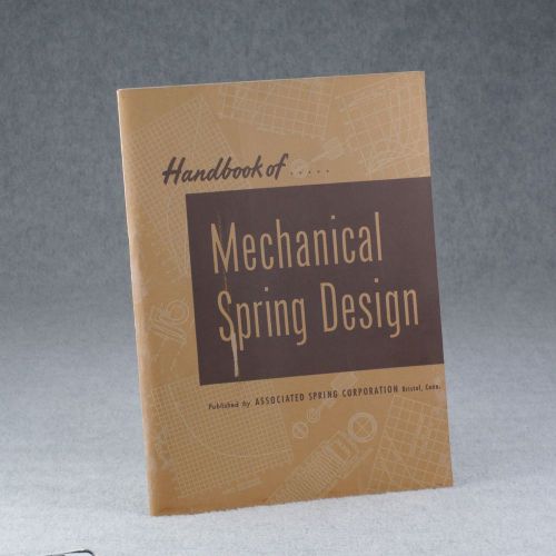 Mechanical Spring Design handbook and calculator