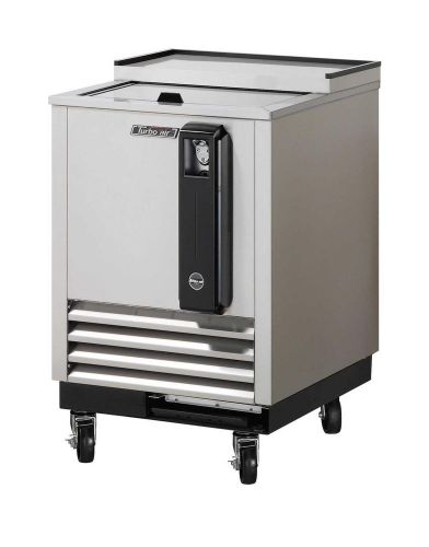 24&#034; bottle cooler stainless exterior with 1 sliding door tbc-24sd for sale