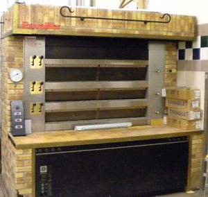 PAVAILLER BRICK OVEN /4 DECK CYCLOTHERME BAKERY OVEN (DEMO NEVER USED) WARRANTY!