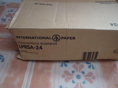 INTERNATIONAL PAPER LPRSA-24   COLD CUP FLAT CLEAR  LID  500+