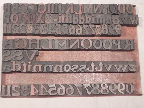 Letterpress Wood Type: Ben Franklin 6 Line (~1&#034;)