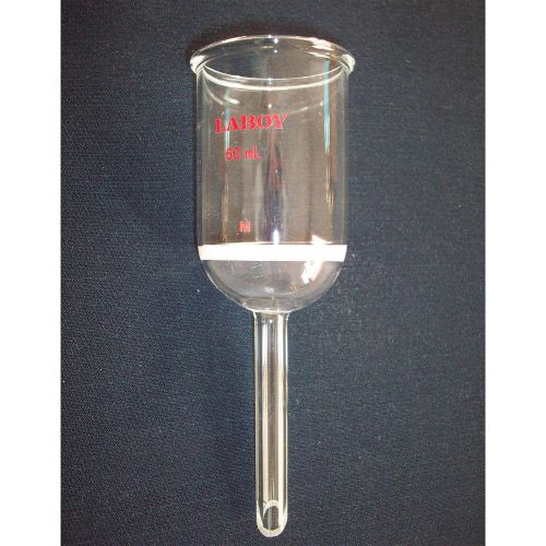 Glass buchner funnel filter funnel 60ml disc o.d.40mm lab glassware labware for sale