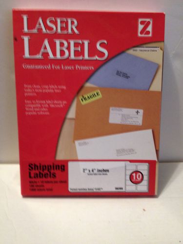 Z International Laser shipping labels 2&#034;x 4&#034; format matches Avery 5163 100 sheet