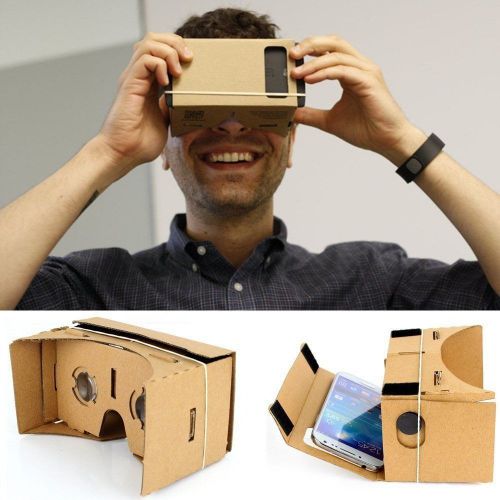 ULTRA CLEAR DIY Cardboard Valencia Quality 3D VR Virtual Reality Glasses NEW MT