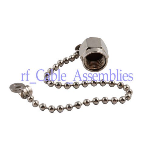 Dust cap for sma jack connector with ring chain hot!! for sale