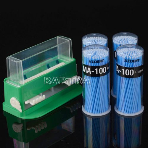 SALE Dental Cotton tip Microfiber Brush dispenser+micro applicator disposable