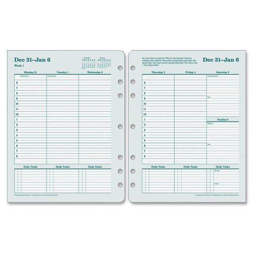 Franklin Covey Original Weekly Planner Refill