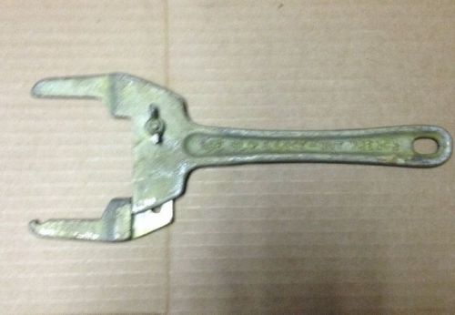 Vintage ace slip and lock nut wrench bedford ohio usa adjustable plumbing wrench for sale