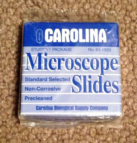 Carolina microscope slides standard package no 63-1920