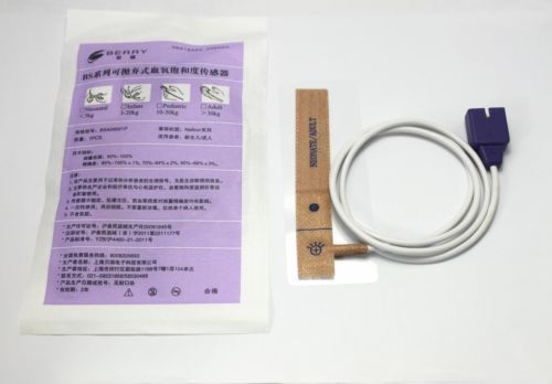 5pcs Nellcor Adult Disposable Oximax Spo2 Sensor Probe Compatible 9Pin Berry