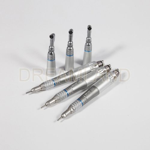 3X Dental Slow Speed Handpiece Straight Contra Angle E-Type Air Motor 4H RP-261