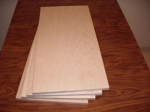 4 PIECES 3/4&#034; HARD MAPLE PLYWOOD 11 1/2&#034; X 23 1/4&#034;