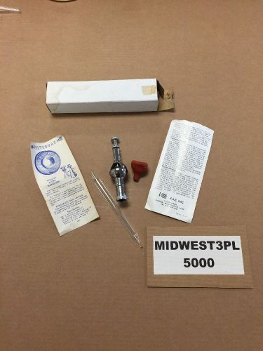 Vintage Automatic Pipette K. S. C. 2022 With Glass tube Info Sheet Used