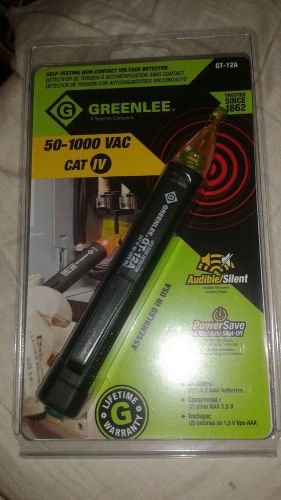 Greenlee Textron GT-12A Non-Contact Voltage Detector -NEW IN PACKAGE
