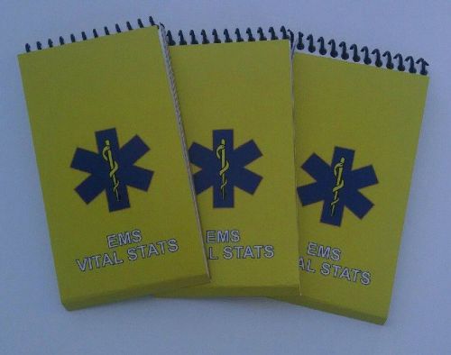 EMS Vital Stats Notepad 3 Pack