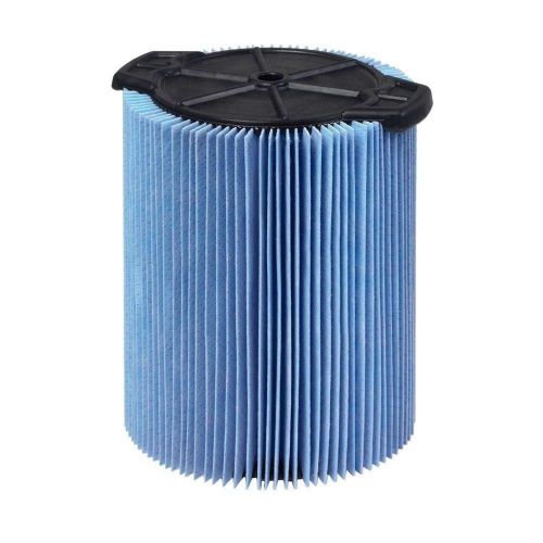 Ridgid VF5000 - 3-Layer Pleated Paper Vacuum Filter, Blue
