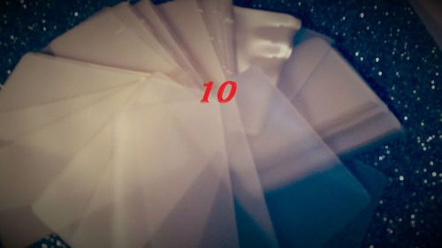 10 index/photo laminating/laminator pouches/sheets 3-1/2 x 5-1/2  5 mil. for sale