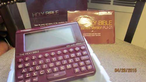 Franklin electronic KJV Bible - First edition