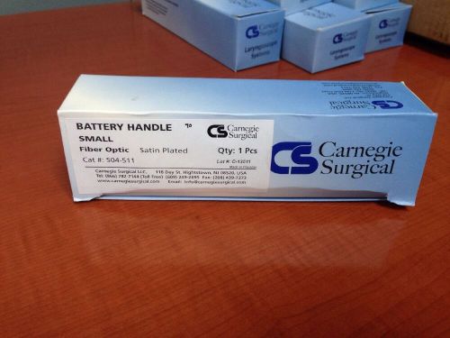 New Small Battery Handle for Fiber Optic Laryngoscopes