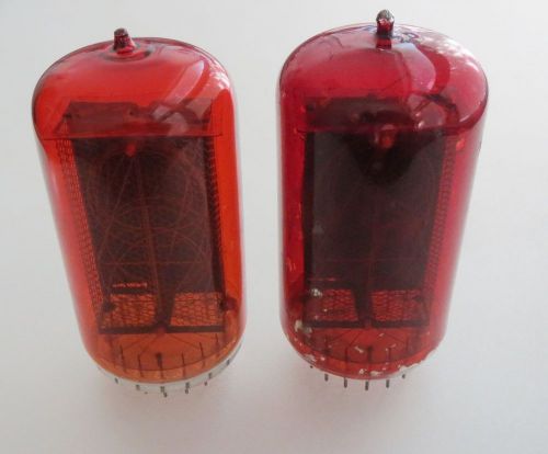 Pair Z568M RFT Giant Nixie Tubes NОТ WORKING for collectors.