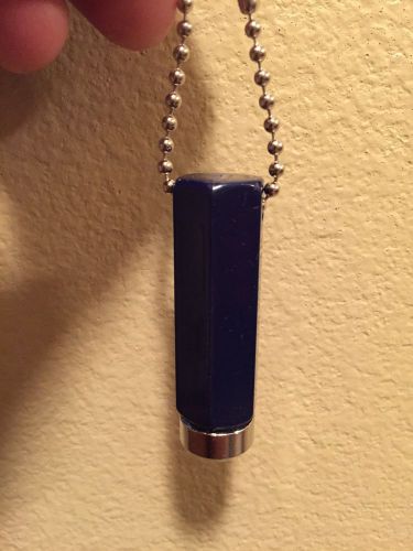 Metal Test Magnet Key Chain Up To 5# - Navy Blue