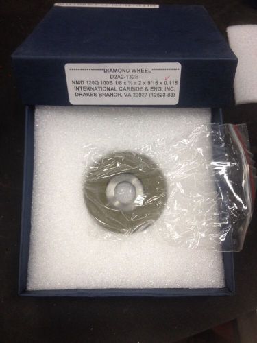Diamond Grinding Wheel D2A2-132 120 Grit Carbide, End Mill, Saw Blade Sharpening