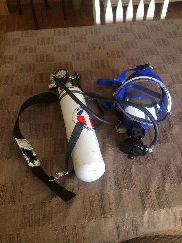 Survivair 5 MINUTE EMERGENCY ESCAPE BREATHING APPARATUS AIR SUPPLY Mask And Tank