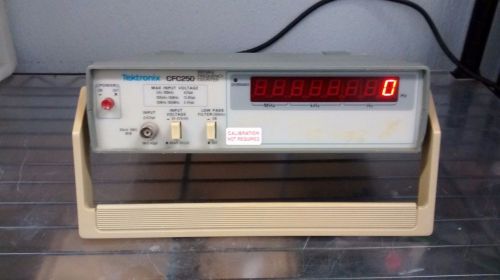 Tektroniks CFC250 Frequency Counter *Powers on, sold as * Good Condition!