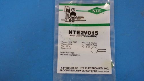 (1 PC) NTE2V015, ECG2V015, Metal oxide Varistor (MOV)