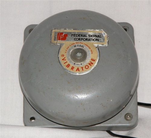 VibraTone Bell Model A-4 Federal Signal Corp.