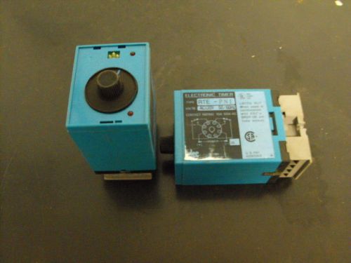 2 Pcs. Electronic Timer , Type RTE - PN1 ,  120V