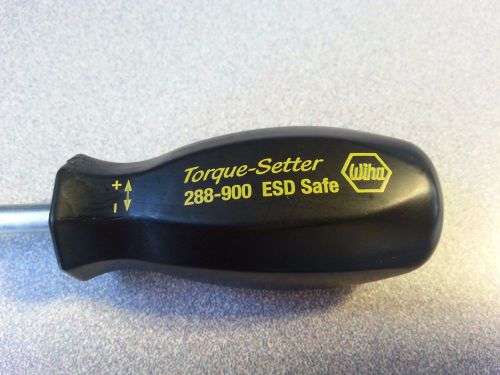 Wiha Torque-Setter 288-900 ESD Safe - Screwdriver Secure Torque Adjusting Tool