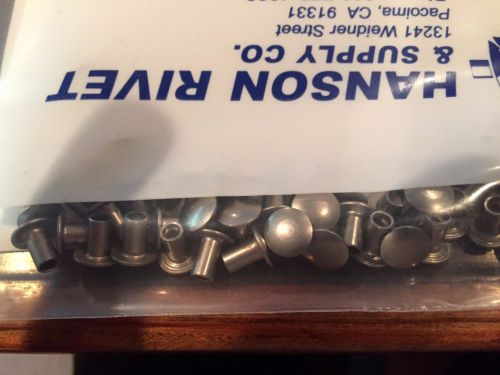 Truss stainless steel semi-tubular rivet 3/16 x 5/16 in tfc1210.1-50 50pk for sale