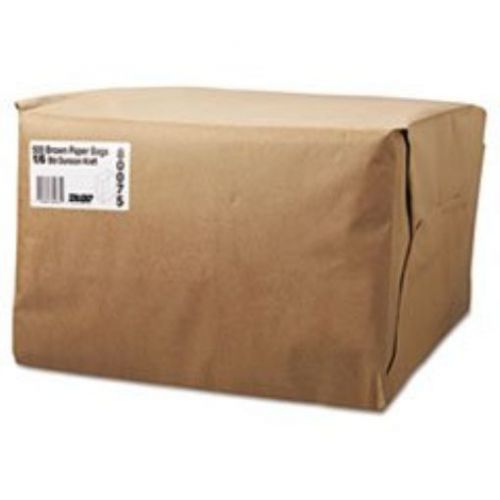 ** 1/6 52# Paper Bag  52-Pound Base Weight  Brown Kraft  12 x 7 x 17  500-Bundle