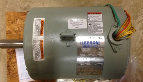 Leeson Crop Dryer Motor 7-10 H.P. 3 Phase 3450 RPM Frame 184TZ 131850