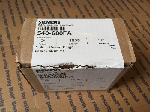 New Siemens Electronic Room Sensor 540-680FA Desert Beige RS540