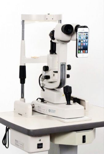 New slit lamp eyepiece digital adapter for iphone 4/4s. includes 3 sleeves! for sale