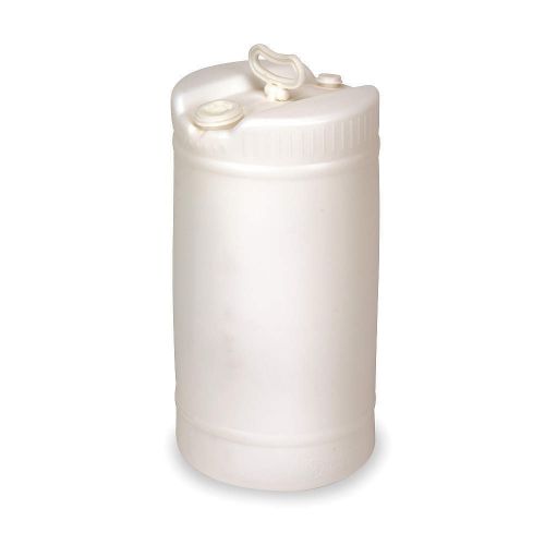 Transport Drum, Closed Head, 15 gal., White, NEW, FREE SHIPPING, @PA@